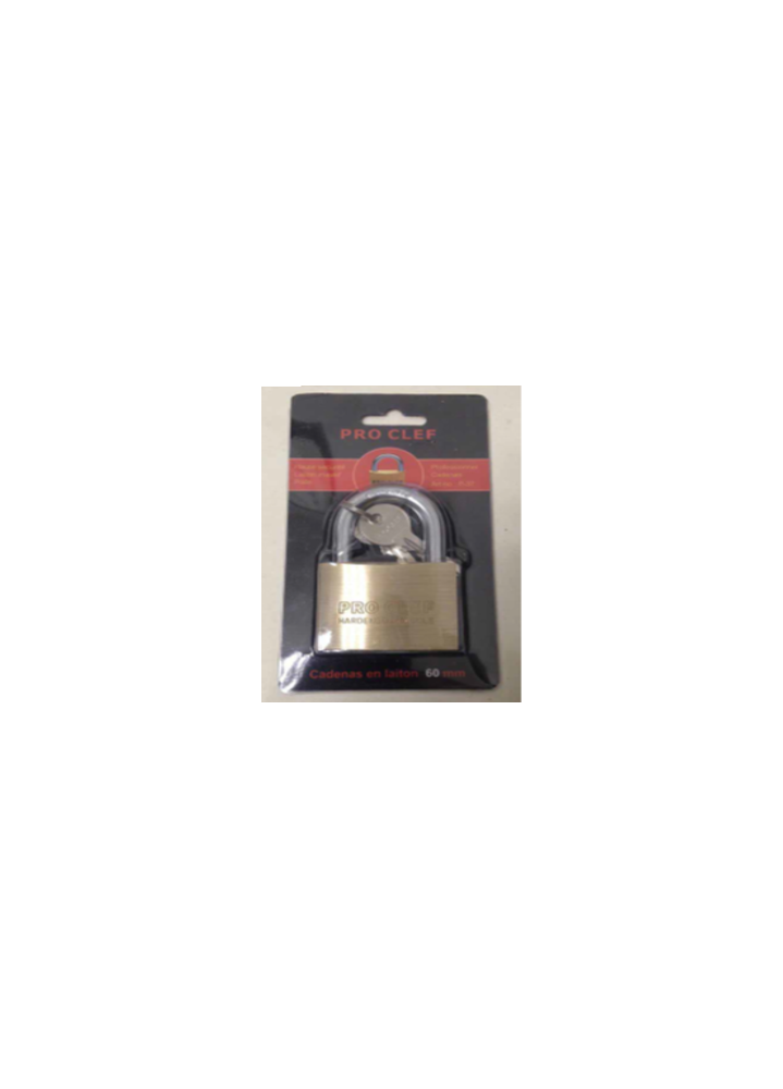 [P37-40MM] Cadenas laiton 40mm en blister